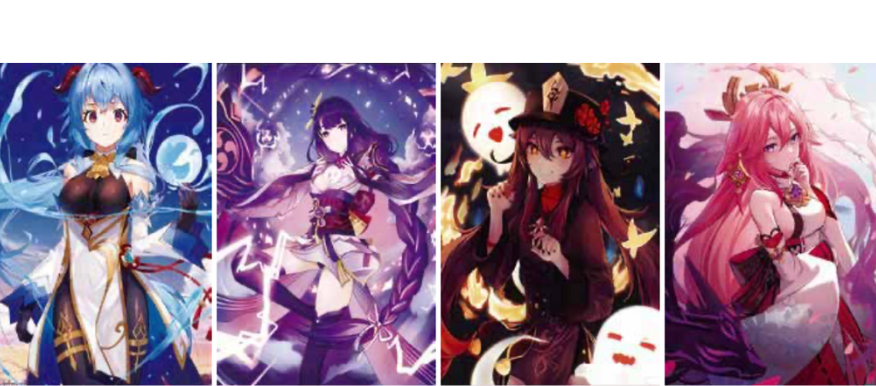 Genshin Impact - (Ganyu | Raiden | Hu Tao | Yae Miko)