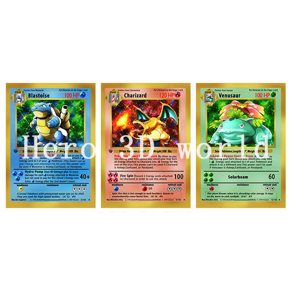 Pokémon - (Tortank | Dracaufeu | Florizarre)