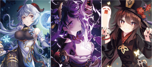 Genshin Impact - (Ganyu | Raiden | Hu Tao)