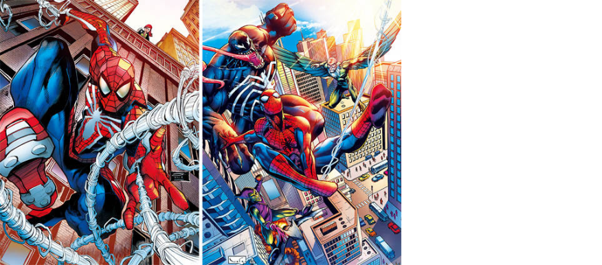 Marvel - (Spider-Man vs Venom, Vautour & Bouffon Vert)