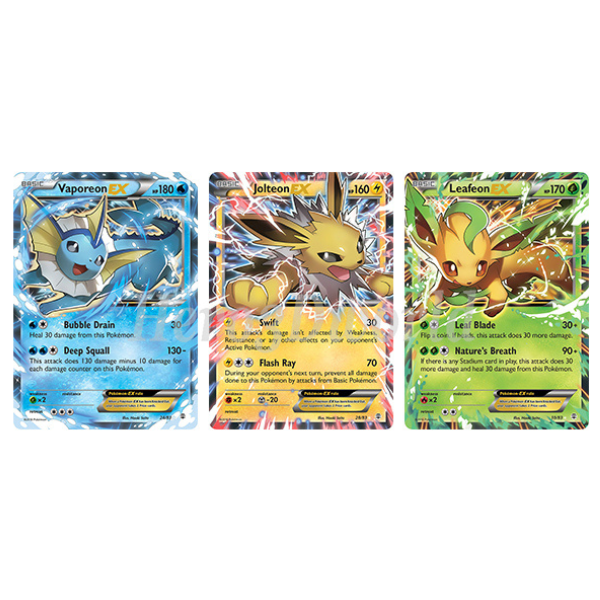 Pokémon - EX (Aquali | Voltali | Phyllali)