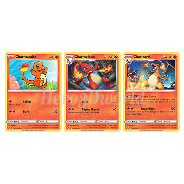 Pokémon - (Salamèche | Reptincel | Dracaufeu)