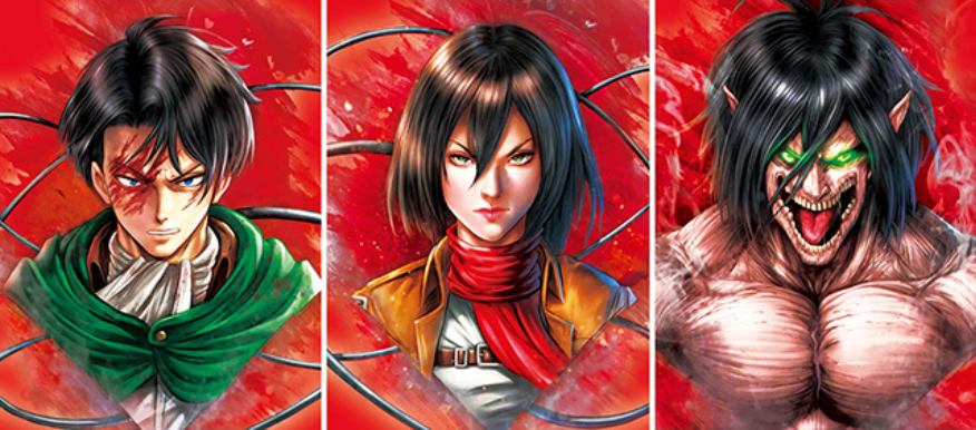 L'Attaque des Titans - (Livaï | Mikasa | Eren Titan)