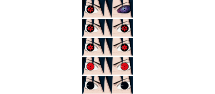 Naruto - Sasuke (Sharingan Évolution)