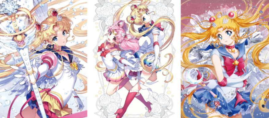 Sailor Moon - (Sailor Moon & Sailor Chibi Moon)