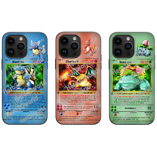 Pokémon - Carte (Tortank | Dracaufeu | Florizarre)