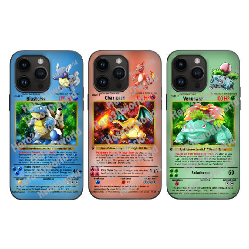 [Précommande] Pokémon - Carte (Tortank | Dracaufeu | Florizarre)
