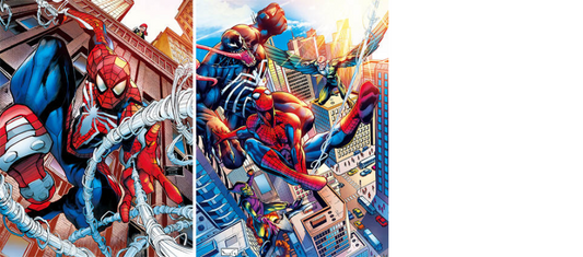 Marvel - (Spider-Man vs Venom, Vautour & Bouffon Vert)