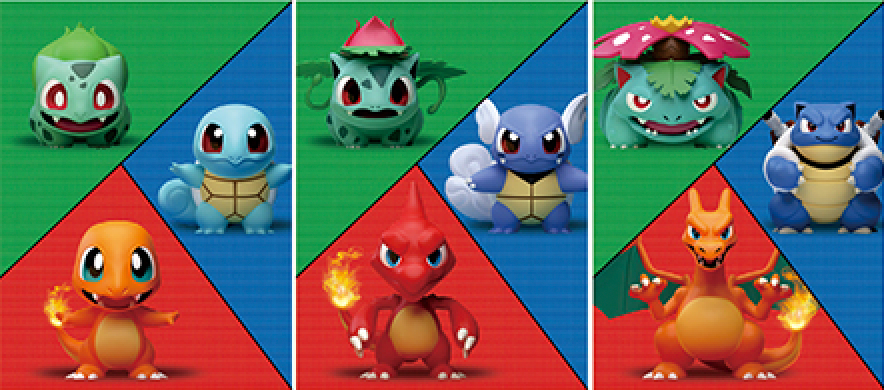 Pokémon - (Starters Évolutions)