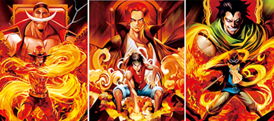 One Piece - (Ace e Barbabianca | Rufy e Shanks | Sabo e Dragon)